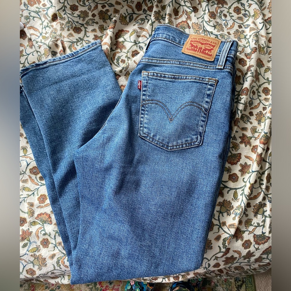 Levi's Blue Straight Leg Women's Jeans